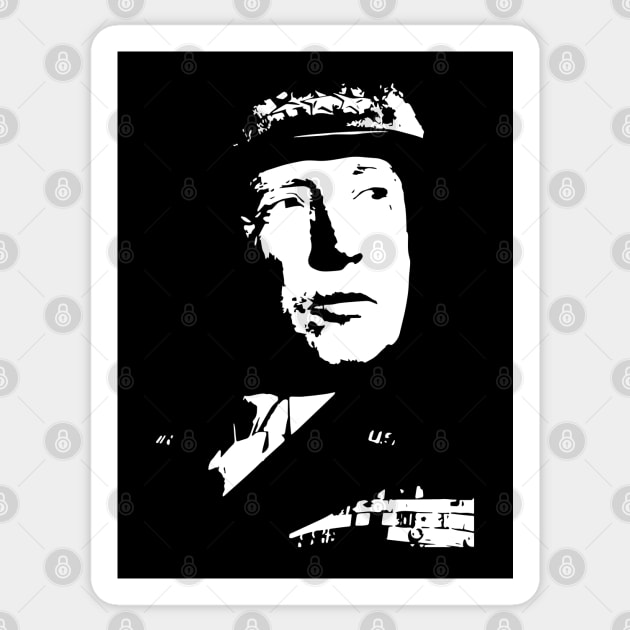 George S. Patton 7B (George Smith Patton Jr.) General of the United States Army Sticker by FOGSJ